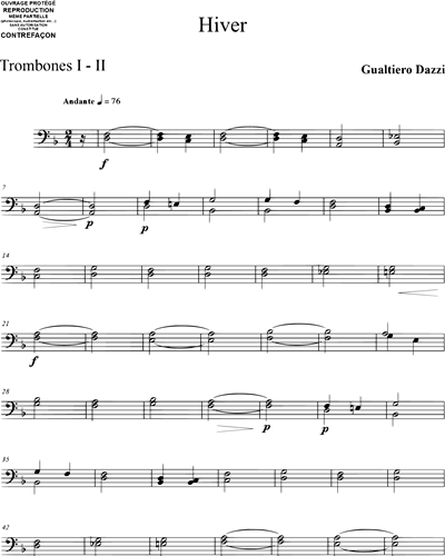 Trombone 1 & Trombone 2