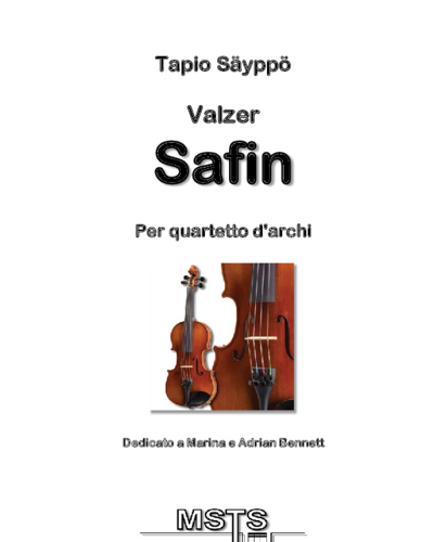 Valzer Safin for string quartet