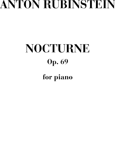 Nocturne Op. 69