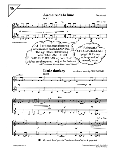 Au Clair De La Lune/Little Donkey