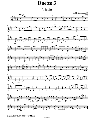Six Duets, Op. 19 (Nos. 3-4)