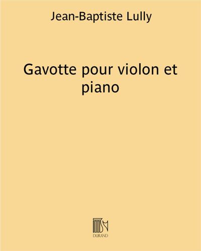 Gavotte pour violon et piano