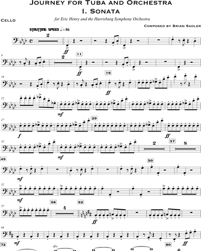 Journey Sheet Music by Brian Sadler | nkoda | Free 7 days trial