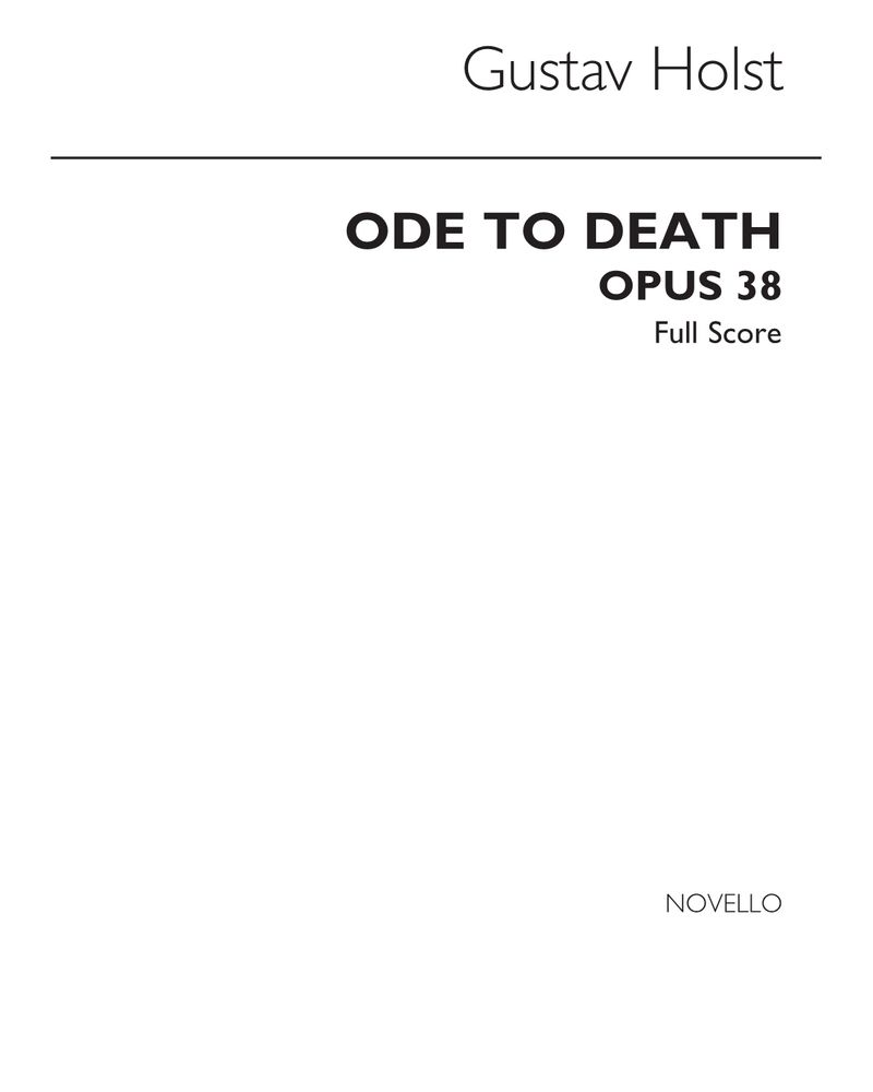 Ode to Death, Op. 38
