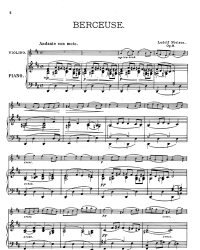 Berceuse, Op. 9
