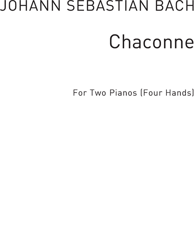 Chaconne Theme and Variations (from Suite in D Minor)