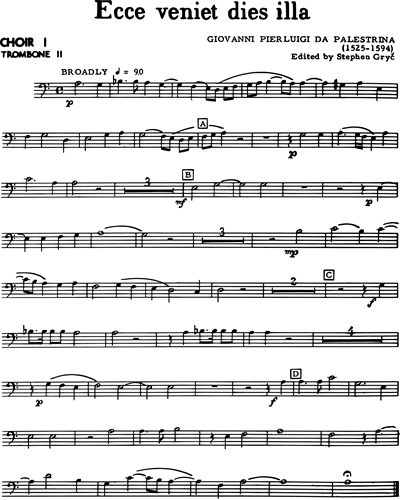 [Choir 1] Trombone 2