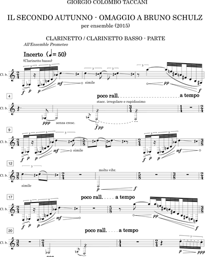 Clarinet in Bb/Bass Clarinet