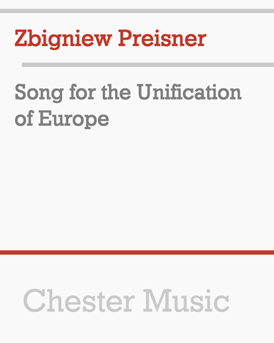 Song for the Unification of Europe