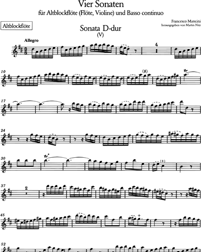 Alto Recorder/Flute (Alternative)/Violin (Alternative)
