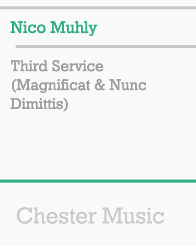 Third Service: Magnificat & Nunc Dimittis
