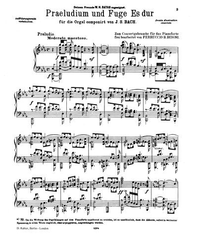 Prelude and Fugue in E-flat major, BWV 552 
