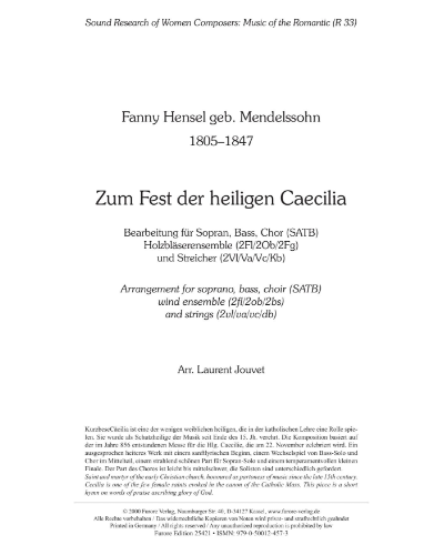 Zum Fest der Heiligen Caecilia