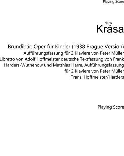 Brundibár [1938 Prague Version]