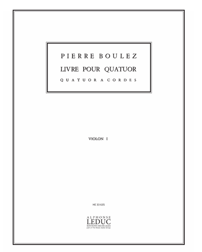Livre pour Quatuor - Violon 1