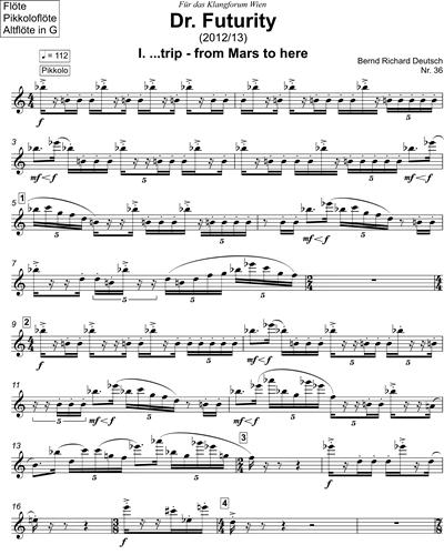 Flute/Piccolo/Alto Flute in G