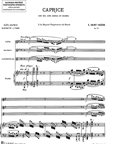 Caprice on Danish and Russian Airs, op. 79