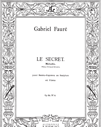 Le Secret, op. 23 No. 3