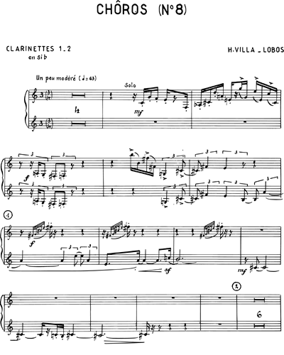 Clarinet 1 & Clarinet 2