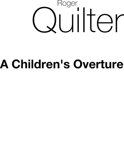 Children's Overture, op. 17
