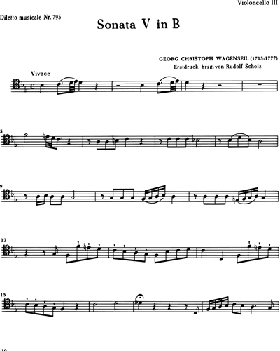 Sonata No.5 in B Major