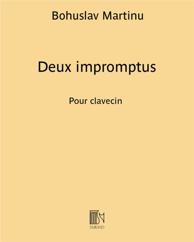 Deux impromptus, op.