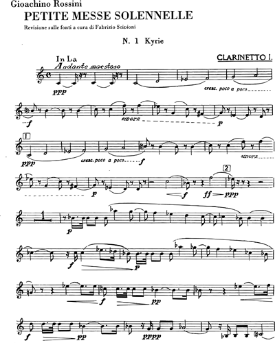 Clarinet 1/Clarinet in A