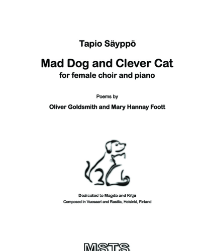 Mad Dog and Clever Cat for female choir and piano