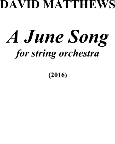 A June Song