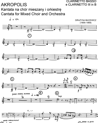 Bass Clarinet/Clarinet in Bb 3