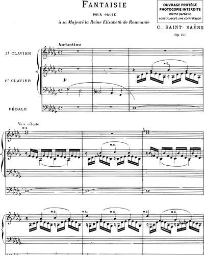 Fantaisie No. 2 in Db major, op. 101
