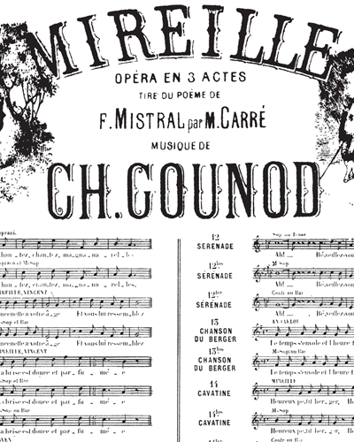 Mireille No. 3 Chanson De Magali