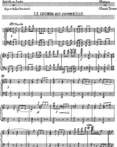 Operetta Vocal Score