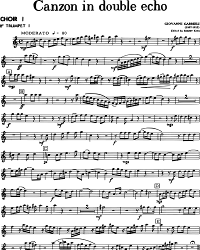 [Choir 1] Trumpet in Bb 1