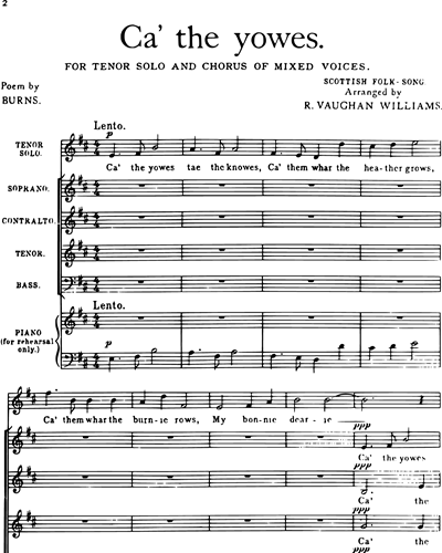 [Solo] Tenor & Mixed Chorus