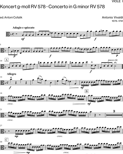 Concerto in G minor RV578