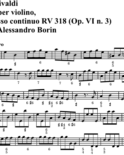 Concerto RV 318 Op. 6 n. 3
