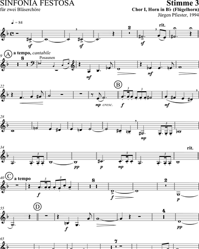 [Choir 1] Horn in Bb/Flugelhorn (Alternative)