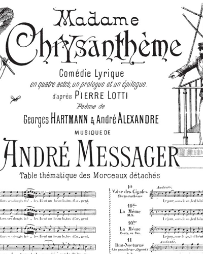 No. 10 (from "Madame Chrysanthème")