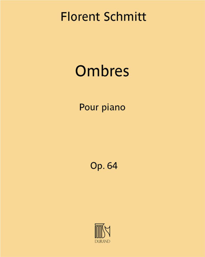 Ombres Op. 64 - Pour piano