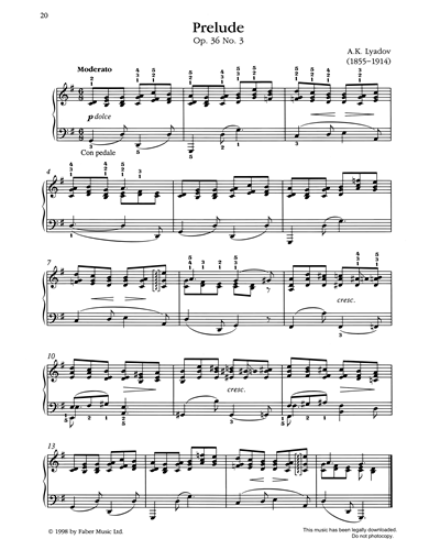 Prelude Op. 36 No. 3
