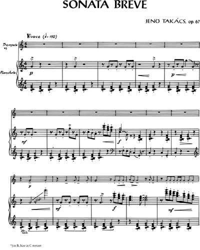 Sonata Breve, op. 67