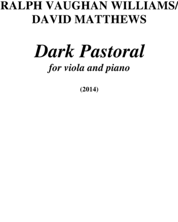 Dark Pastoral