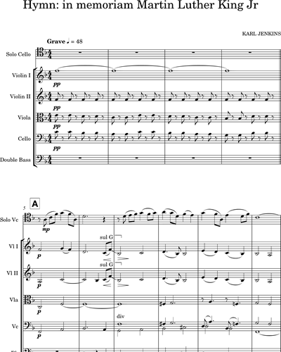 Hymn (from Adiemus: Songs of Sanctuary) Full Score Sheet Music