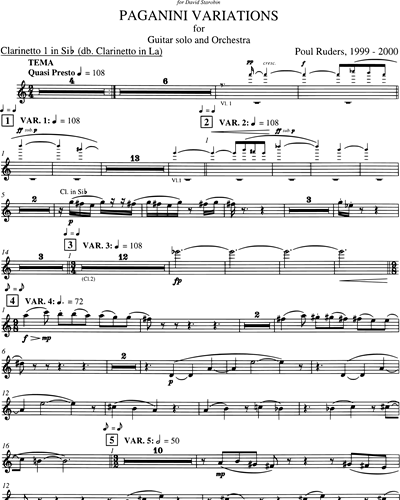 Clarinet in Bb 1/Clarinet in A