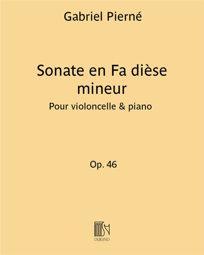 Sonate en Fa dièse mineur Op. 46