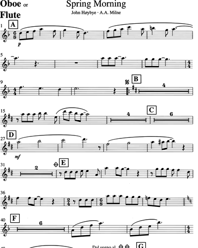 Flute/Oboe (Alternative)