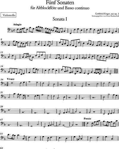 5 Sonaten aus op. 3