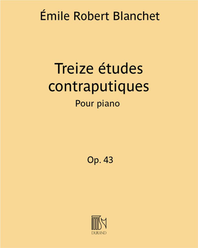 Treize études contraputiques Op. 43