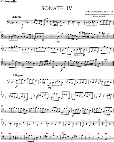 6 Sonatas, op. 4: Vol. 2